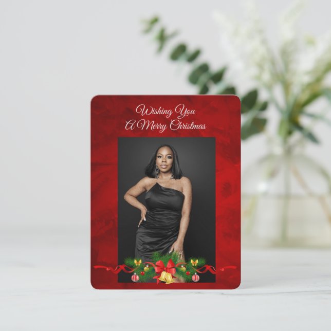 Personalized Holidays Greeting Cards (Standing Front)