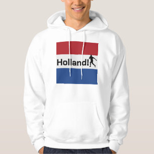 Personalized Holland Flag Soccer Fan Hoodie