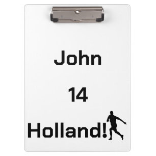 Personalized Holland Soccer Coach Gift Clipboard