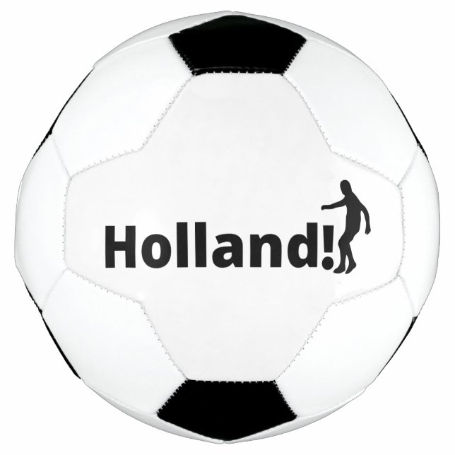 Personalized Holland Soccer Modern Art Ball (Front)