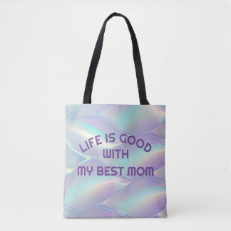 Personalized Hologram Bubble Tote Bag
