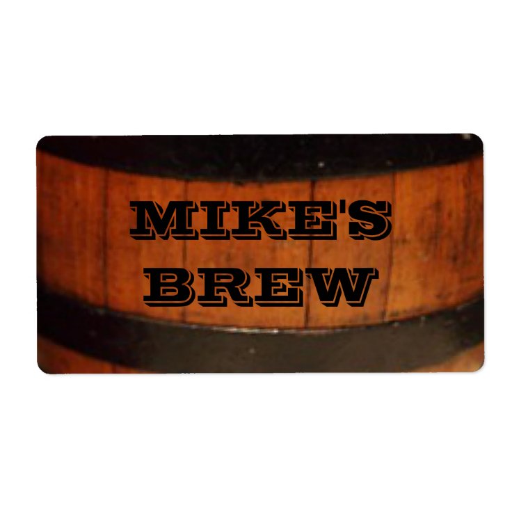 Personalized Home Brew Beer Labels Zazzle