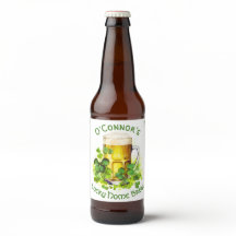 Personalized Home Brew St Patrick’s Day Bottled On