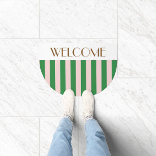 Personalized Home Decor Stylish Colorful Stripes Doormat
