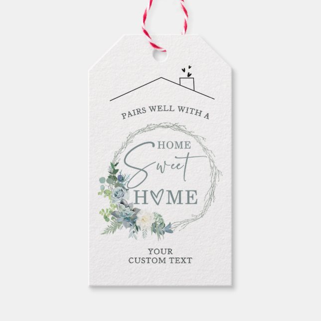 Personalized Home Gift Tag for New Homeowners  (Front)