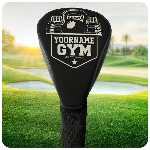 Personalized Home GYM Kettlebell Fitness Trainer   Golf Head Cover