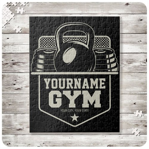 Personalized Home GYM Kettlebell Fitness Trainer   Jigsaw Puzzle