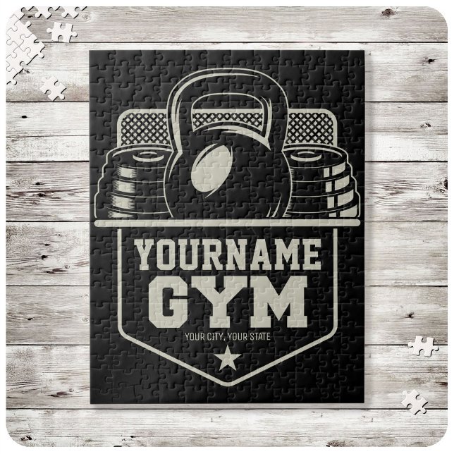 Personalized Home GYM Kettlebell Fitness Trainer   Jigsaw Puzzle (Creator Uploaded)