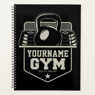 Personalized Home GYM Kettlebell Fitness Trainer Planner