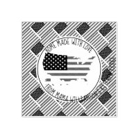 Stamp with Flag of United States of America, Zazzle