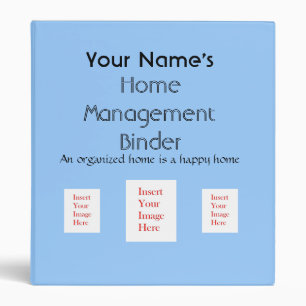 Personalized Home Management Binder