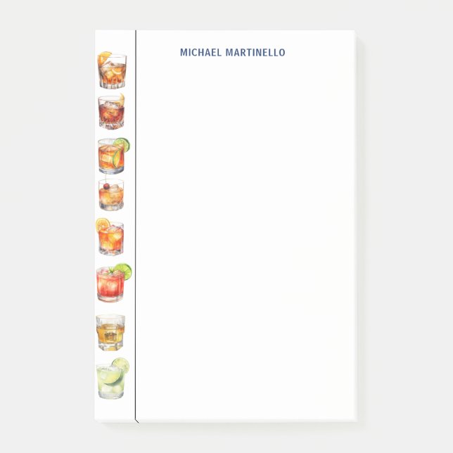 Personalized Home Office On The Rocks Post-it Notes (Front)