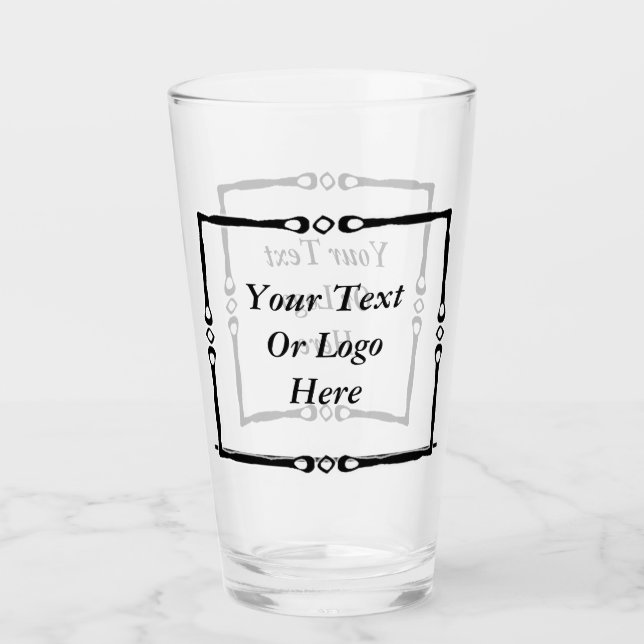 Personalized Home Or Business Glass (Front)