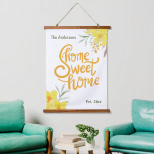 Personalized Home Sweet Home Beautiful Decor Wall Hanging Tapestry