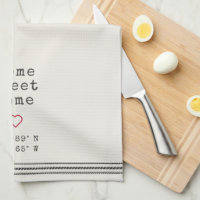 Home Sweet Home Custom Kitchen Towel – 521handmade