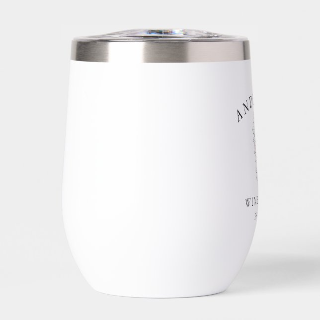 Personalized Home Wine Cellar Thermal Wine Tumbler (Front)