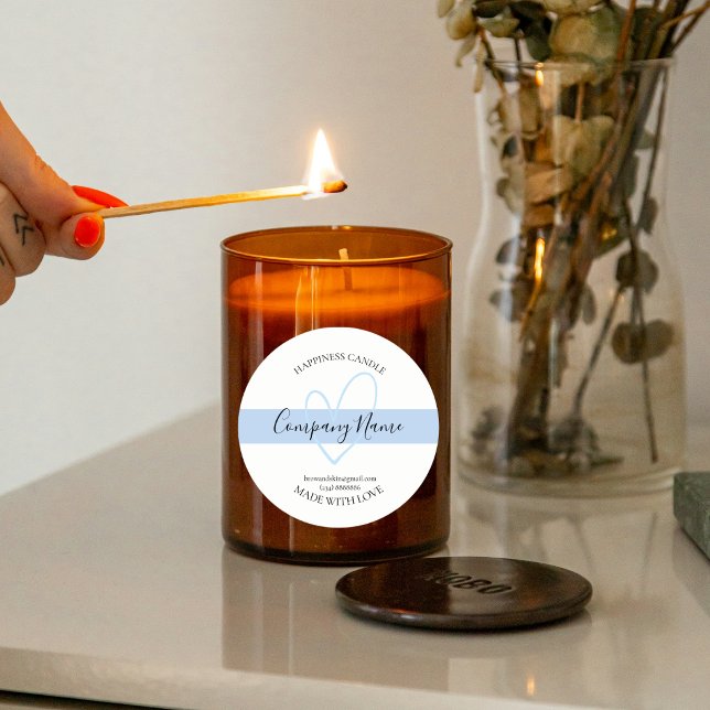 Personalized Homemade Candle Label | Custom Pale  (Creator Uploaded)