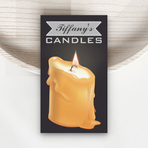 Personalized Homemade Candles   Handmade Candles Business Card