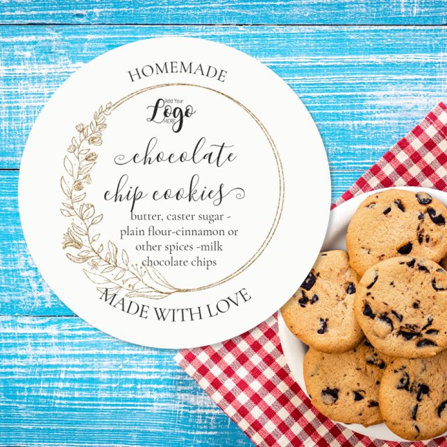 Personalized Homemade Cookies Label (Creator Uploaded)