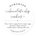 Personalized Homemade Food Sticker