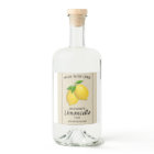 Personalized Homemade Limoncello Lemons