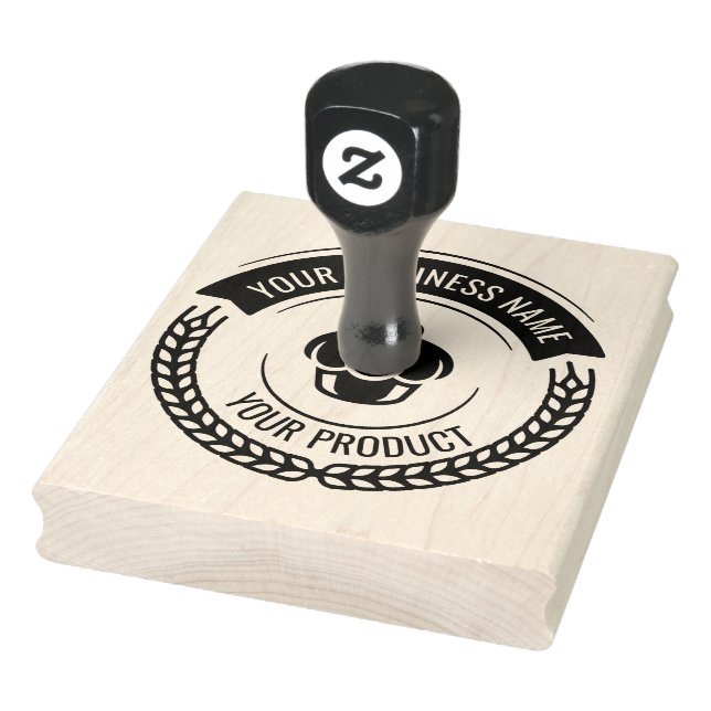 Personalized Homemade Logo Custom Large Rubber Sta Stamp (Stamp)
