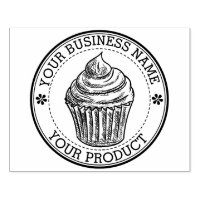 Large Personalized Homemade Logo Custom Rubber Stamp