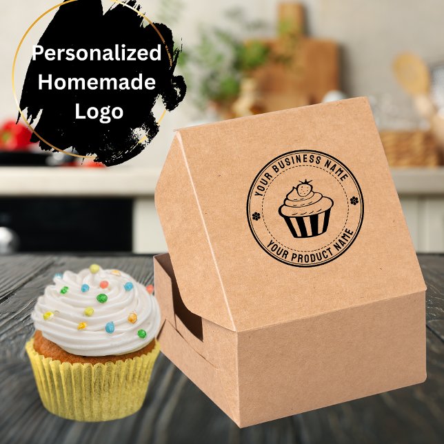 Personalized Homemade Logo Custom Large Rubber Stamp (Creator Uploaded)