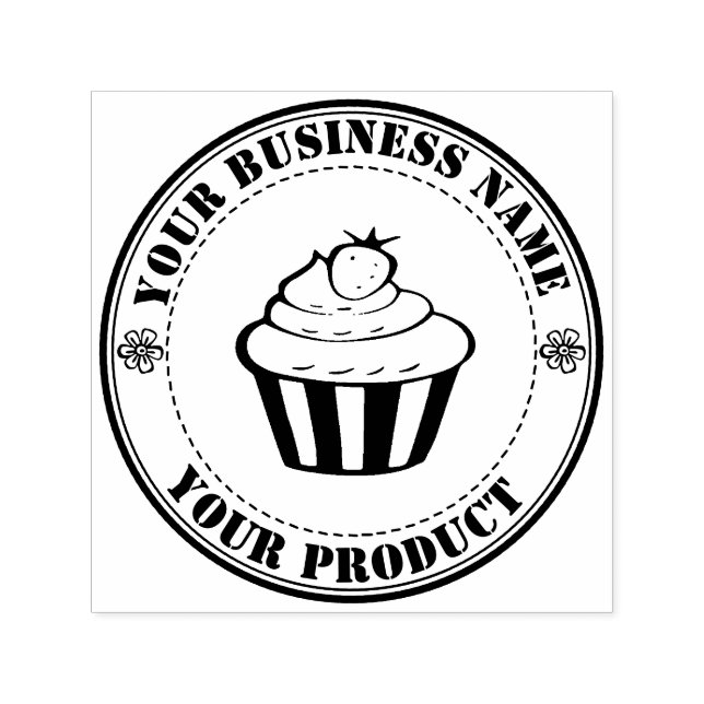 Personalized Homemade Logo Custom Large Self-inking Stamp (Design)