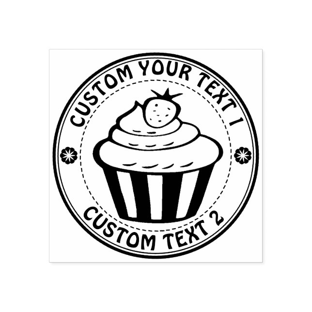 Personalized Homemade Logo Custom Rubber Stamp (Imprint)