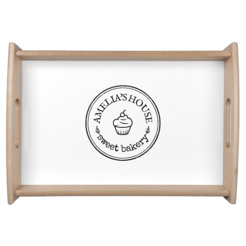 Personalized Homemade Logo Custom Sweet Bakery Serving Tray