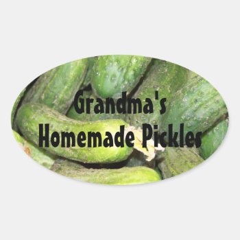 Personalized Homemade Pickle Jar Label by MoodsOfMaggie at Zazzle