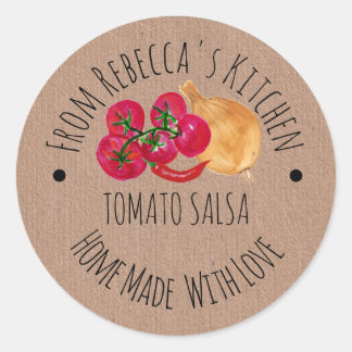 Personalized Homemade Salsa Canning label