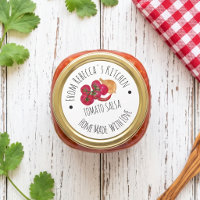 Personalized Homemade  Salsa Canning label