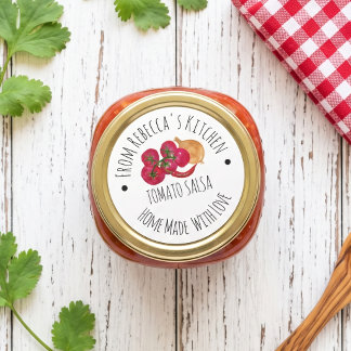 Personalized Homemade Salsa Canning label