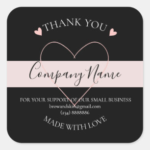 Personalized Homemade THANK YOU Label