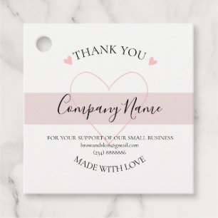 Personalized Homemade THANK YOU Label