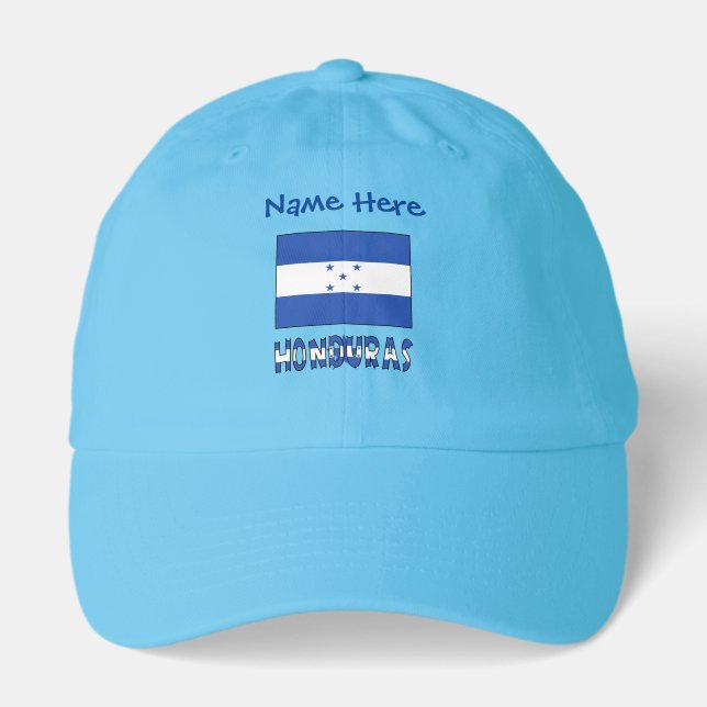 Personalized Honduras Flag Hat (Front)