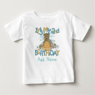 Personalized Honey Bear 2nd Birthday Tshirt