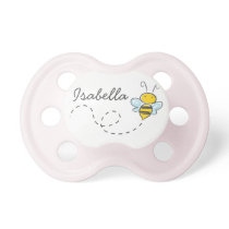 Personalized Honey Bee Baby Girl Pacifier Personalized Honey Bee Baby Girl Pacifier