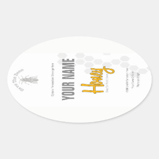 Personalized Honey Bottle Custom Label