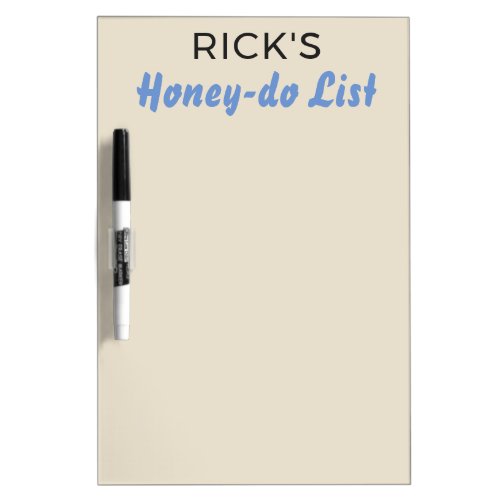 Personalized Honey do List board