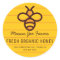 Personalized Honey Jar Labels | Honeycomb Bee