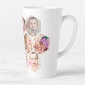 Personalized Honeycomb Children Baby Photos Custom Latte Mug (Right)