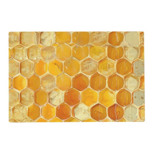 Personalized Honeycomb Placemats