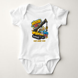 Personalized Hook it Lift it Baby Bodysuit