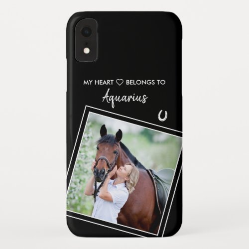 Personalized Horse Animal Equestrian iPhone XR Case