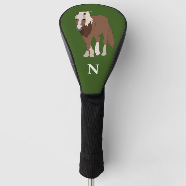 Personalized Horse Animal Horse Rider Horse Lover  Golf Head Cover (Front)