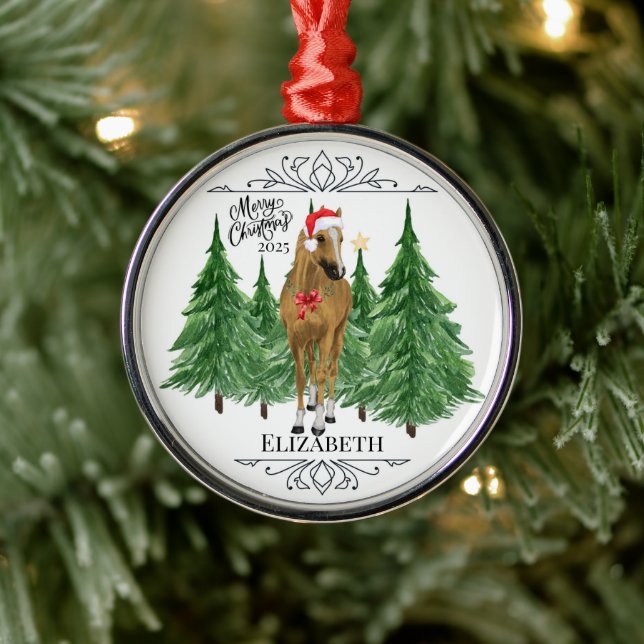 Personalized Horse Christmas Ornament Keepsake (Tree)