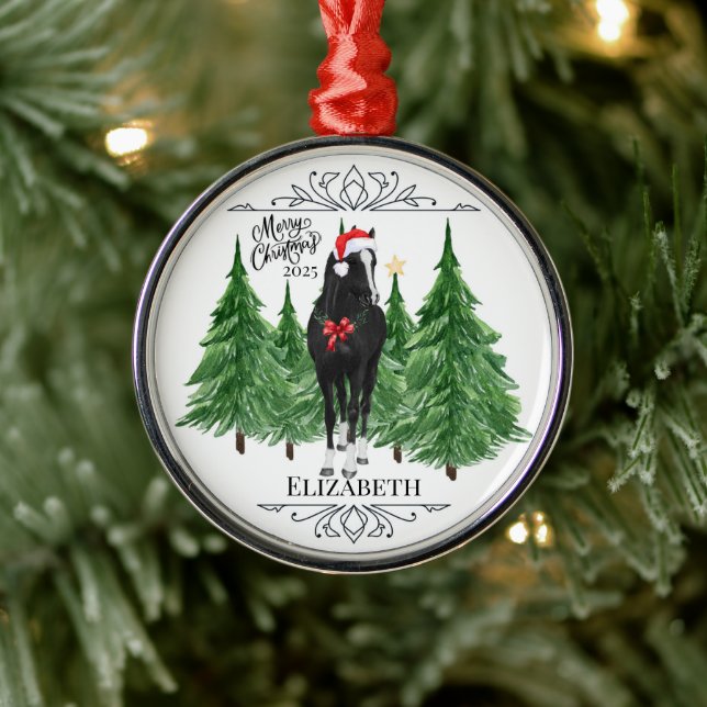 Personalized Horse Christmas Ornament Keepsake (Tree)